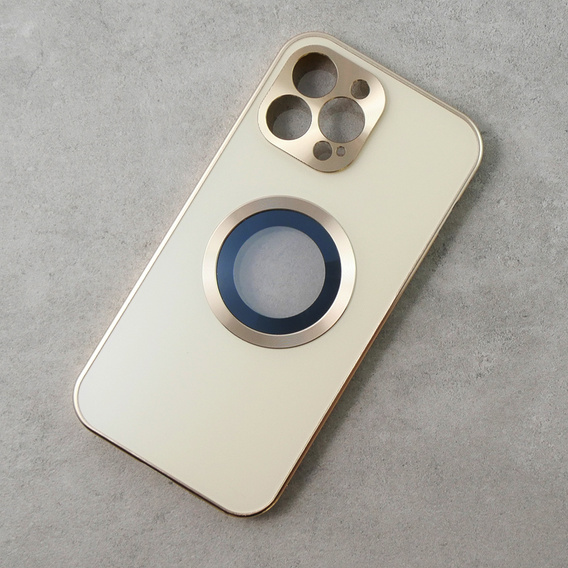 Pouzdro pro iPhone 13 Pro Max, Dual Glass, pro Magsafe, zlaté