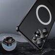 Ochranné pouzdro na fotoaparát pro Samsung Galaxy S23 Ultra, CamShield MagSafe, transparentní / černé