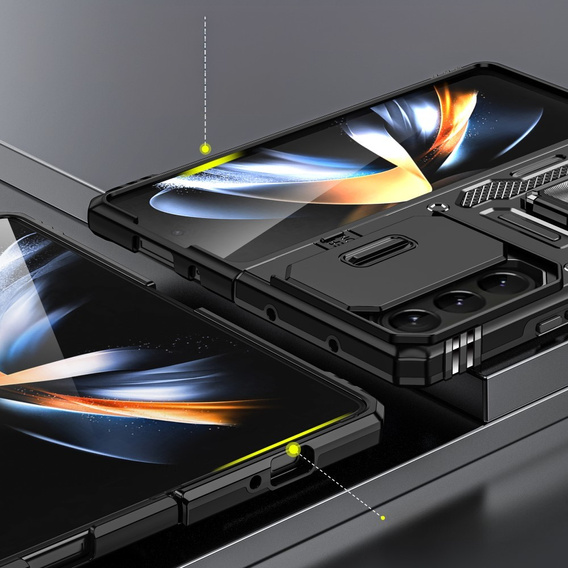 Pouzdro pro Samsung Galaxy Z Fold6 5G, CamShield Slide, černé