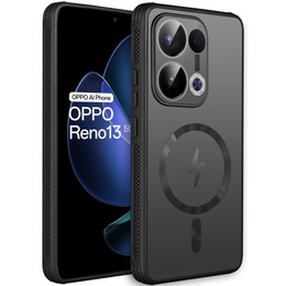 Pouzdro pro Oppo Reno 13, MagSafe, stříbrné,