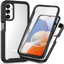 Pouzdro pro Samsung Galaxy A14 4G/5G, Shockproof, s fólií, černé
