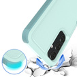 Pancéřové pouzdro pro Samsung Galaxy A25, dvouvrstvé, mincovní + 9H sklo