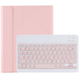 Pouzdro + klávesnice Lenovo Tab P11 J606F / P11 5G J607Z, růžové rose gold