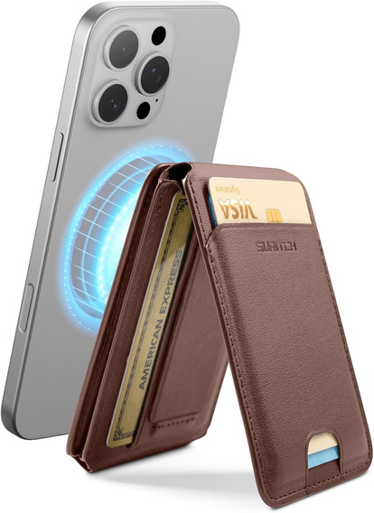 Magnetická peněženka se stojánkem a funkcí NFC SURITCH pro iPhone 16 Pro
