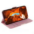 Klopové pouzdro pro Oppo A60, Wallet, Magnolia Flowers šedé