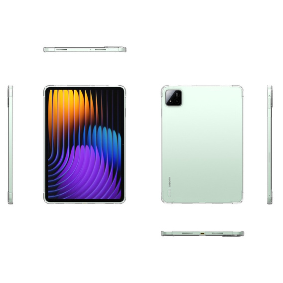 Pouzdro pro Xiaomi Pad 7 / 7 Pro, silikonové, průhledné