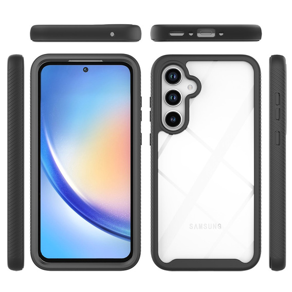 Pouzdro pro Samsung Galaxy A35 5G, Shockproof, s fólií, černé