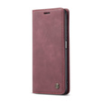 Pouzdro CASEME pro Xiaomi Redmi Note 10 / 10S, Leather Wallet Case, kaštanové