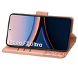 Klopové pouzdro pro Xiaomi Poco F7 Ultra, Butterfly, růžové rose gold