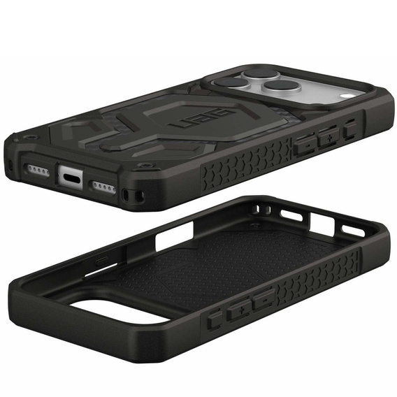 Pouzdro Urban Armor Gear pro iPhone 17 Pro Max, Monarch Pro Kevlar MagSafe, Carbon Fiber