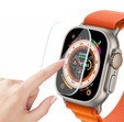 2x Tvrzené sklo s montážním rámečkem ERBORD pro Apple Watch Ultra 1/2/3 49 mm