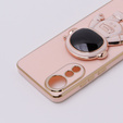 Pouzdro pro Oppo A78 4G, Astronaut, růžové rose gold