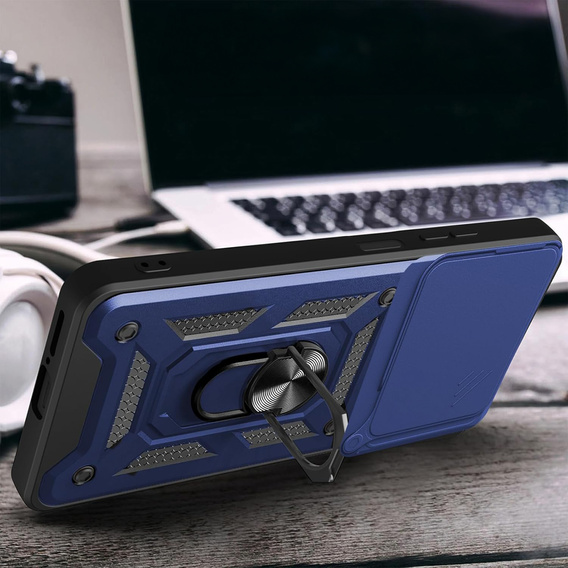 Pouzdro pro Honor 400 5G, CamShield Slide, modré