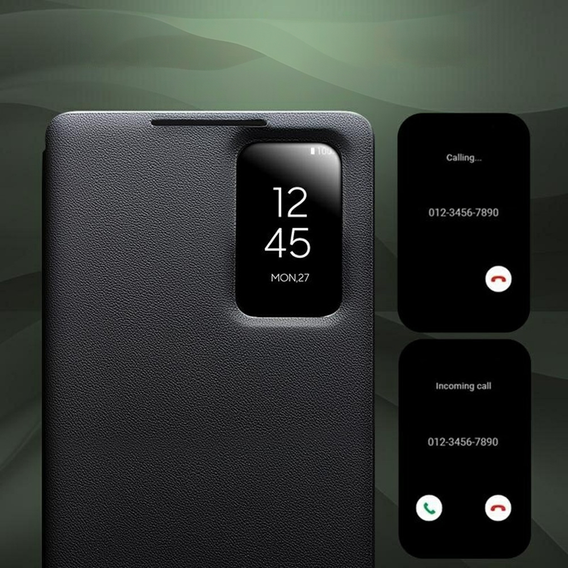 Kožené pouzdro s klopou QIALINO pro Samsung Galaxy S25 Ultra