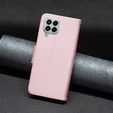Klopové pouzdro pro Samsung Galaxy M33 5G, Wallet Litchi Magnet, růžové rose gold
