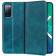 Pouzdro pro Samsung Galaxy S20 FE, Wallet Litchi Leather, zelené