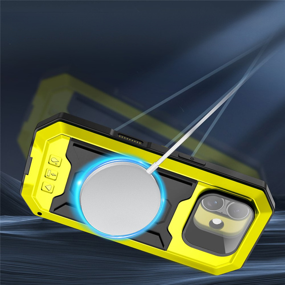 Pevné pouzdro R-JUST s krytem displeje a stojánkem pro iPhone 17