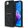 Pouzdro GUESS pro iPhone 16E, 4G Ring Classic Logo, černé