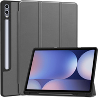 Pouzdro pro Samsung Galaxy Tab S10 Ultra, Smartcase s prostorem pro stylus, šedé