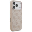 Pouzdro GUESS 4G Metal Gold Logo pro iPhone 17 Pro