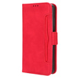 Klopové pouzdro pro TCL 40 NxtPaper, Card Slot, červené
