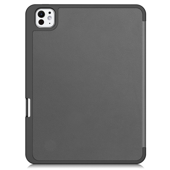 Pouzdro pro iPad Pro 11" 2024 (5 gen.), Smartcase s prostorem pro stylus, šedé