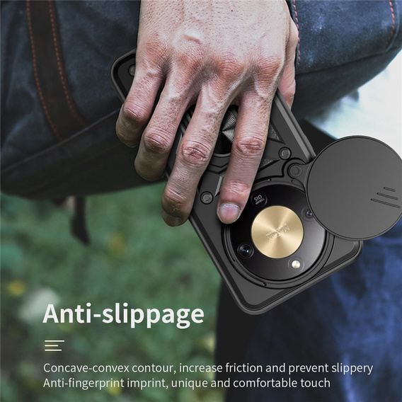 Pevné pouzdro CamShield Slide s krytem fotoaparátu a kroužkem pro Honor Magic 8 Lite