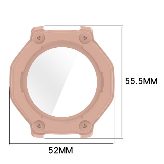 2v1 Ochranné pouzdro + tvrzené sklo pro Amazfit T-Rex 3 Pro
