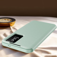 Flipové pouzdro pro Samsung Galaxy S24 FE, Smart View Wallet, zelené