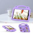 Dětské pouzdro pro iPad mini 7.9" 2019/2015/2014/2013/2012 (5/4/3/2/1 gen.), Cute Patterns, se stojánkem, fialové