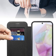 Klopové pouzdro pro Samsung Galaxy A26, RFID Wallet MagSafe CamShield, černé