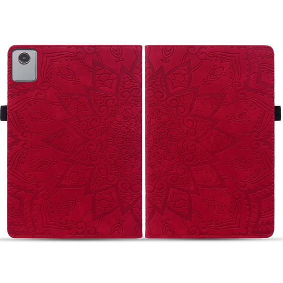 Pouzdro s klopou pro Lenovo Tab M11, flower, červené