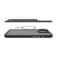 Pouzdro Spigen pro iPhone 16 Pro Max, Enzo Aramid MagSafe, carbon černé + 9H tvrzené sklo