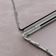 Magnetické pouzdro Dual Glass MagSafe pro Samsung Galaxy S23 Ultra, stříbrné