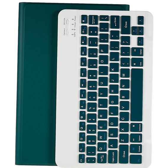 Pouzdro + klávesnice Lenovo Tab M10 Plus Gen 3 TB-125F TB-128F, tmavě zelené