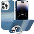 Pouzdro iPhone 14 Pro Max, Frame Kickstand, pro MagSafe, Moon Blue