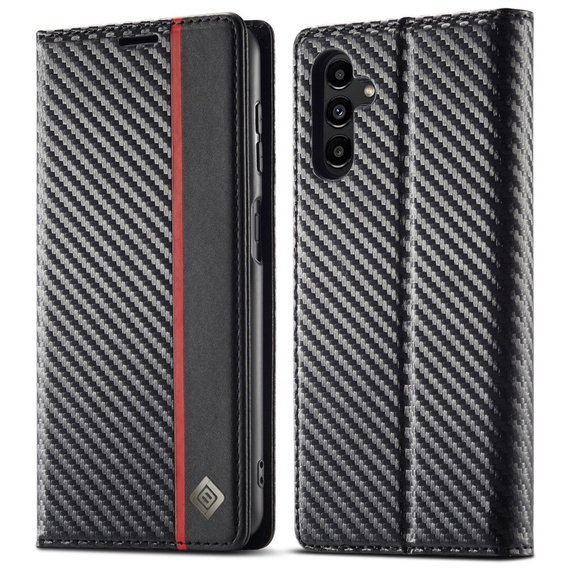 Flipové pouzdro pro Samsung Galaxy A56, Carbon LC.IMEEKE, černé