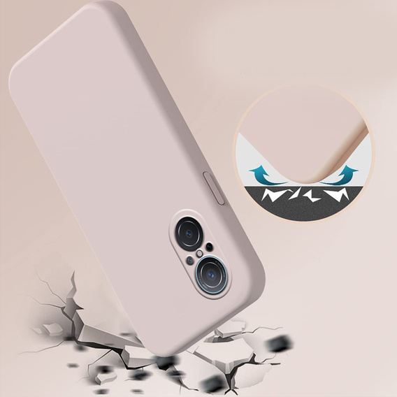 Pouzdro pro Huawei Nova 9 SE, Silicone Lite, růžové