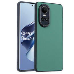 Kožené pouzdro pro Oppo Reno 10 / 10 Pro, leather hybrid, zelené