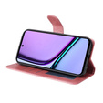 Klopové pouzdro pro Realme C67, Leather Wallet, růžové rose gold