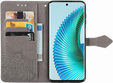 Klopové pouzdro pro Honor Magic 6 Lite 5G, Mandala, šedé