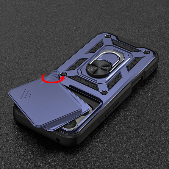 Pouzdro pro Honor 400 Pro 5G, CamShield Slide, modré