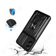Pancéřové pouzdro pro Oppo A18 4G / A38 4G, Camera Slide Card Slot, černé