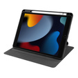 Pouzdro pro iPad 10.2" 2021/2020/2019 (9/8/7 gen.), s prostorem pro stylus, otočné o 360°, černé