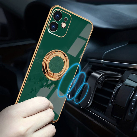 Pouzdro pro iPhone 11, Electro Ring, zelené