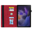 Pouzdro pro Samsung Galaxy Tab A9, Classic, s prostorem pro stylus, červené