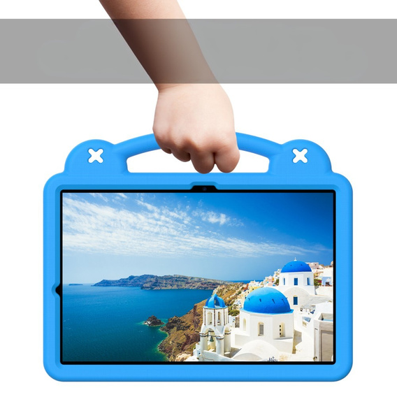Dětské pouzdro pro Samsung Galaxy Tab S10+ Plus, Cute Patterns, se stojánkem, modré