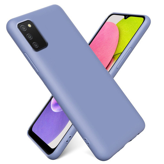 Pouzdro pro Samsung Galaxy A03S, Silicone Lite, modré