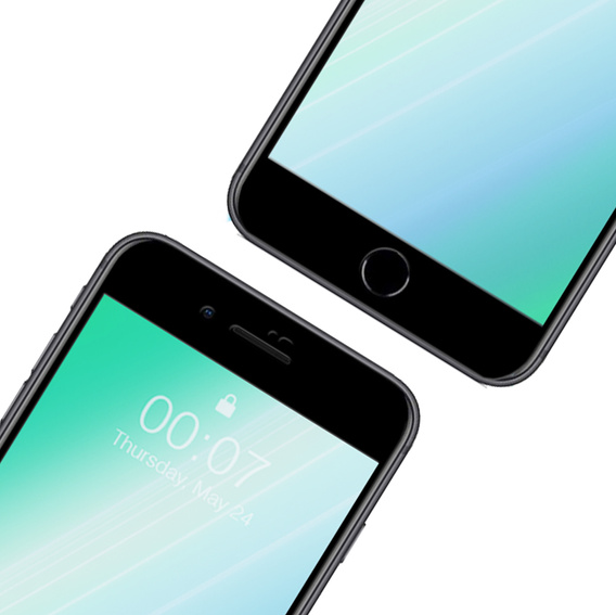 2x tvrzené sklo pro iPhone 7 Plus/8 Plus, ERBORD 3D pro celý displej