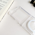 Pouzdro pro Samsung Galaxy Z Flip7 FE / Z Flip6, Dropproof MagSafe, průhledné